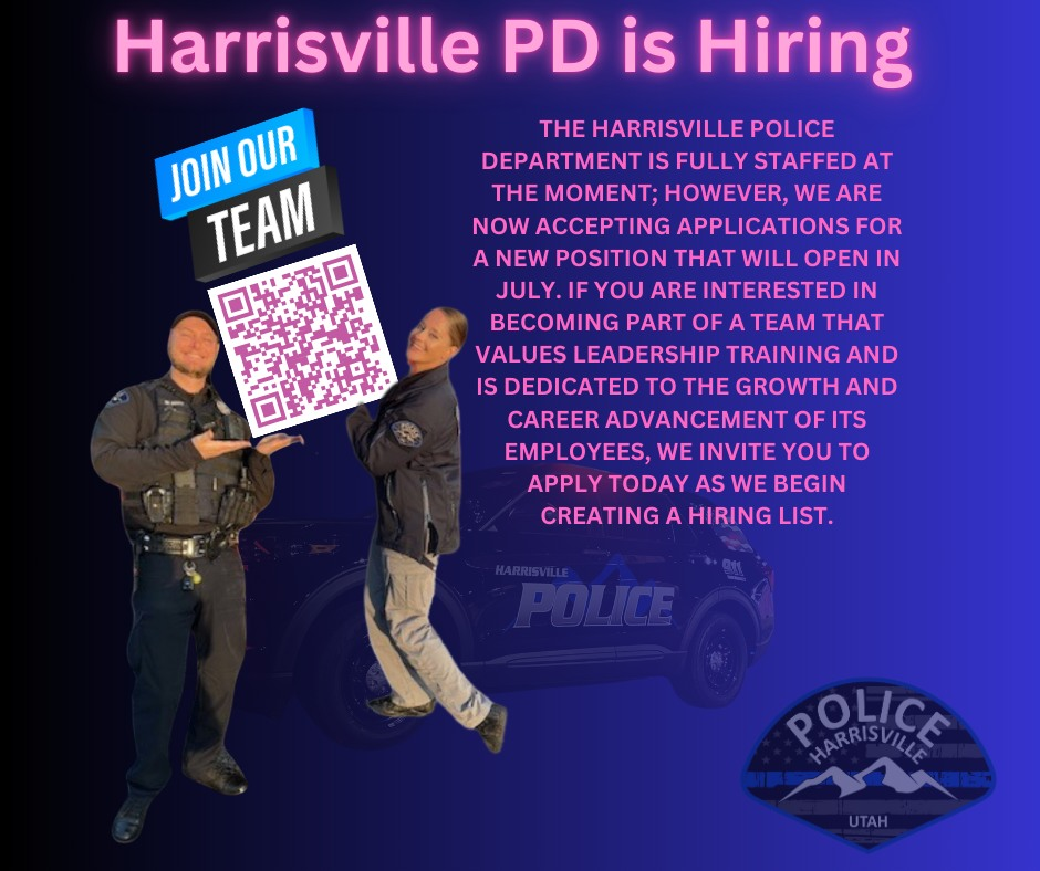 Harrisville Hiring Graphic